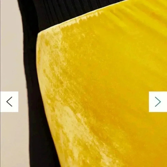 Anthropologie Maeve Kelly Velvet Skirt - Picture 4 of 4